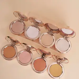 Wholesale makeup private label palette pressed powder blush bronzer highlight