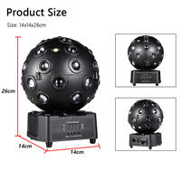 Projecteur LED RGBW 150W à tête mobile pour discothèque, lumières de fête, barres lumineuses stroboscopiques DMX512 pour boîtes de nuit, KTV, DJ et éclairage de scène