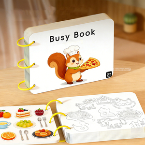 <span class=keywords><strong>Libro</strong></span> de Actividades de Alta Calidad para Niños, <span class=keywords><strong>Libro</strong></span> de Pegatinas Cognitivas, <span class=keywords><strong>Libro</strong></span> Sensorial de Educación Temprana - Product Image 3
