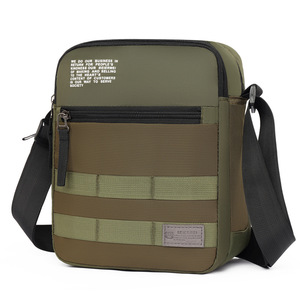 New Fashion <b>Men's</b> Shoulder Bag With Zipper Closure Waterproof Durable Nylon Business Crossbody Bag for Young <b>Men</b> - Product Image 1