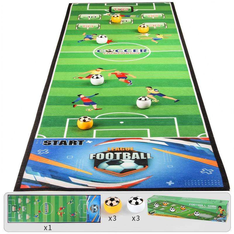 Juego de mesa de fútbol verde