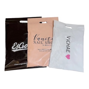 Tùy chỉnh in logo sang trọng màu hồng nhựa gửi thư chuyển phát nhanh Poly bưu phẩm vận chuyển đóng gói túi bưu chính với xử lý cho Tạp Chí - Product Image 6