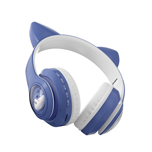 Cuffie da gioco con adorabili orecchie da gatto, display LED, suono nitido, batteria a lunga durata, ideali per musica in festa e intrattenimento. - Product Image 3