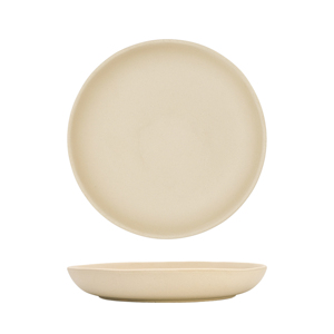 Piatto Fondo Io Crema Deep Coupe 24 Cm con Base Piatta - Product Image 3