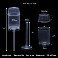 Push-Pop-Behälter für Cocktails und Eiscreme-Kuchen-Werkzeuge