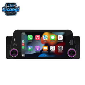 Hicbest Lecteur MP5 de voiture 7 pouces 1 Din, touches de piano, <span class=keywords><strong>USB</strong></span>/Type-C/BT, <span class=keywords><strong>autoradio</strong></span> universel, CarPlay/Android Auto/YouTube sans fil, ODM - Product Image 1