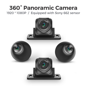 DUDUAUTO 360 °   Caméra panoramique 1080P AHD pour DUDUAUTO, vue avant, arrière, gauche, droite, accessoires de voiture pour <span class=keywords><strong>autoradio</strong></span> <span class=keywords><strong>Android</strong></span> - Product Image 4