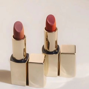 Cosmétiques de luxe, <span class=keywords><strong>rouge</strong></span> à lèvres en tube doré, style tendance, longue tenue, mat, avec effet blanchissant et hydratant, imperméable, étiquetage personnalisé - Product Image 5