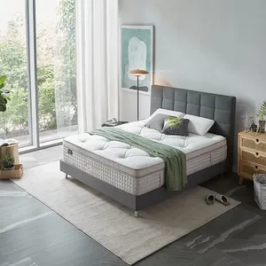 Yeni Ürün Promosyonu Çevre Dostu Euro Top 5 Bölgeli Cep Yaylı Yatak Modern Tasarım Ev Mobilyası - Product Image 1