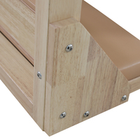 Baril d'escalier Pilates en bois de chêne de haute qualité pour l'extension vertébrale et la correction de la colonne vertébrale, idéal pour la maison, la salle de sport et les studios.