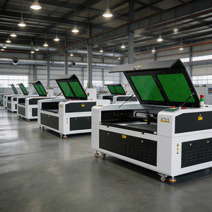 CO2 1490 Laser Cutting Engraving Machine with Water Cooling Ruida <b>Control</b> System AI/PLT Support for Wood Plastic MDF & Rubber - Product Image 2