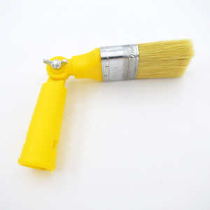 Cepillo de radiador con mango de plástico ajustable de cerdas blancas de alta calidad de 2,5 pulgadas, cepillo de pintura de pared para pintura del hogar - Product Image 4