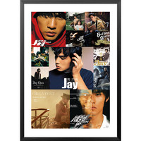Affiche d'album de Jay Chou : Art décoratif de star de la musique pour salons, dortoirs, chambres et bars