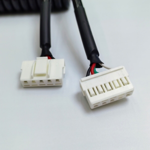 Özel Yüksek Esneklikli Siyah 2 3 4 5 6 7 8 Çekirdekli Yaylı Kablo Pvc/Pur Elektrikli Yaylı Spiral Sarmal Tel Bakır Kablo Molex Kablo - Product Image 2