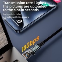 L'adaptateur USB3.2 Type-C mâle vers USB femelle prend en charge la fonction 10Gbps OTG Nouvelle condition Protection OTP
