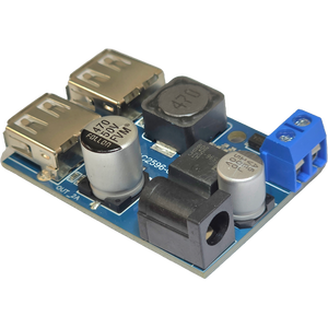DC DC Buck Converter Step Down Module <b>7</b>-35V to 5V Dual USB Output Car Charger LM2596 Power Module MBC2596-03 for Charger - Product Image 1
