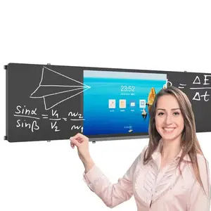 86inch màn hình cảm ứng máy chiếu Bảng điện tử tương tác viết bảng đen bảng thông minh cho lớp học