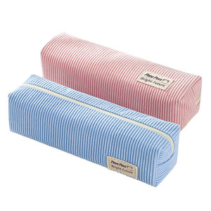 Astuccio BECOL all'ingrosso, portatile, di grande capacità, multifunzionale, in velluto a coste, <span class=keywords><strong>tinta</strong></span> <span class=keywords><strong>unita</strong></span>, con logo personalizzato per ragazze - Product Image 5