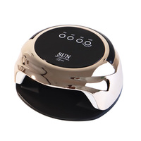 Lampe à Ongles LED Portable 42 Perles UV, Séchage de Tous les Vernis Gels, Usage en Salon, Plusieurs Vitesses Sélectionnables, Emballage Boîte Inclus