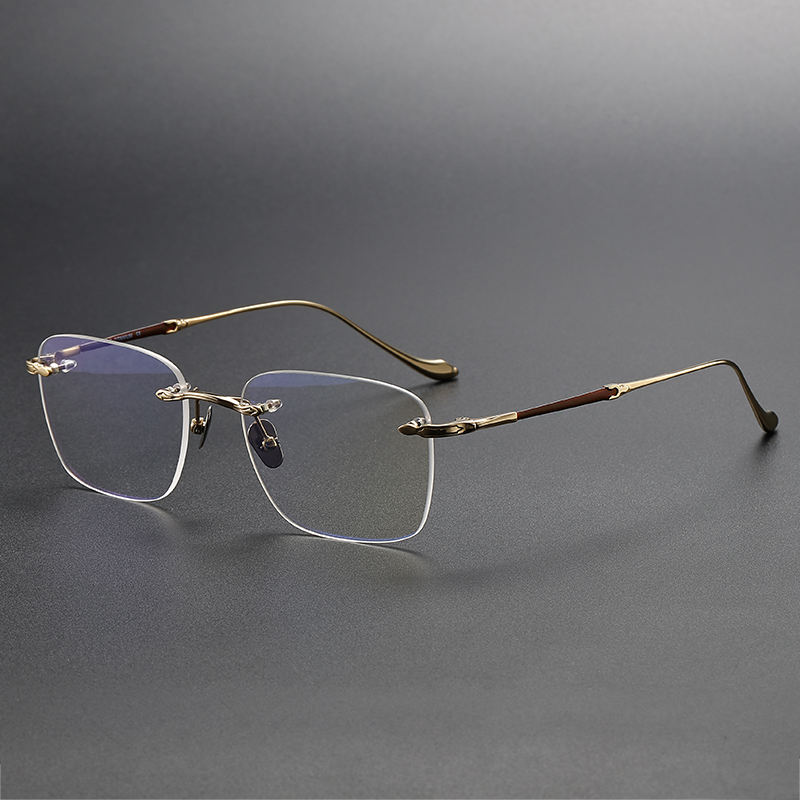 Rimless Titanium Glasses For Rimless Hingeless Glasses 80956