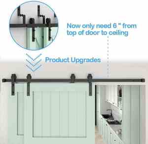 Fabrication professionnelle <span class=keywords><strong>porte</strong></span> en bois conception Simple chambre <span class=keywords><strong>porte</strong></span> <span class=keywords><strong>coulissante</strong></span> grange matériel Q235 acier au carbone - Product Image 6