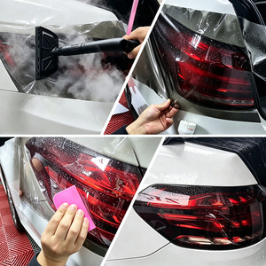 Película de Tinte para Faros de Coche a Precio Económico, 7.5mil, Estilo Personalizado, TPH Marrón, Envoltura Protectora para Luces Traseras de Automóviles - Product Image 6