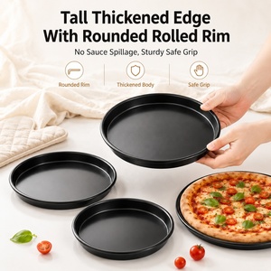 Ingrosso <span class=keywords><strong>teglia</strong></span> circolare per <span class=keywords><strong>Pizza</strong></span> di alta qualità, cucina domestica per uso alimentare, <span class=keywords><strong>teglia</strong></span> per <span class=keywords><strong>Pizza</strong></span> antiaderente - Product Image 2