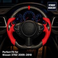 Volant en fibre de carbone véritable Nismo Custom, excellent pour Nissan 370Z Z34 2009-2018