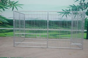 คอกสุนัขกลางแจ้งแบบคลาสสิกโลหะชุบสังกะสีจุ่มร้อนพร้อมโครงลวดเหล็กอเนกประสงค์และทนทานสำหรับเพื่อนมีขนของคุณ - Product Image 5