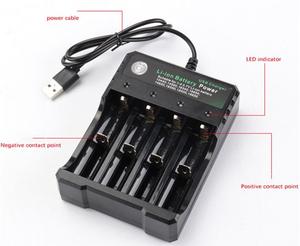 ที่ชาร์จ18650ลิเธียมไอออน4.2V ใหม่, ที่ชาร์จแบตเตอรี่อิสระ USB แบบพกพา18500 18650อิเล็กทรอนิกส์16340 14500ที่ชาร์จแบตเตอรี่26650 - Product Image 4