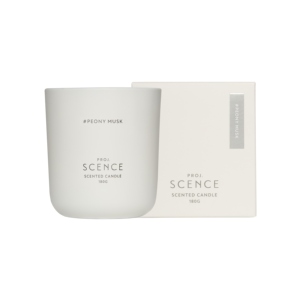 PROJ.SCENCE Peony Musk Scented <b>Candle</b>-Ceramic Jar Soy & Beeswax Minimalist Style Home Decoration Air Freshener - Product Image 2