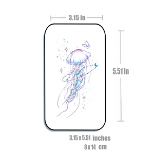 <span class=keywords><strong>Tatuaje</strong></span> Temporal <span class=keywords><strong>de</strong></span> Medusa en Acuarela, Arte Corporal <span class=keywords><strong>de</strong></span> Color Azul y Morado Oceánico <span class=keywords><strong>de</strong></span> Ensueño para Mujeres y Niñas, <span class=keywords><strong>Tatuaje</strong></span> Falso al por Mayor - Product Image 4