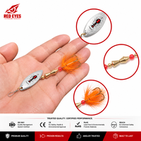 Leurre de pêche spinnerbait Red Eyeds 6g pour la vente en gros transfrontalière, kit de matériel de pêche, approvisionnement en vrac, échantillon gratuit