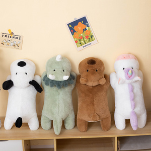 Encantadora almohada de felpa para cachorros almohada de animales personalizada juguetes de peluche paquete de 4 juguetes de peluche de animales almohada de juguete suave para bebés y niños - Product Image 6
