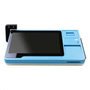 Máquina multifunción y fácil de llevar, terminal POS, pantalla de 10 pulgadas, POS, impresión automática sin red