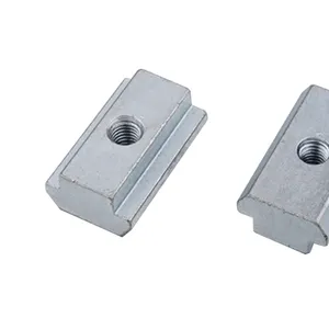 2A44.AA.01 China Manufacturer Nonstandard 12 St M6/m8/m10 T Shape Slotted Nut For Aluminum Profiles