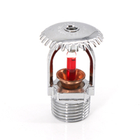 ZST 68 ℃   Tête de sprinkler d'incendie, type pendentif, vertical ou mural, 1/2" 3/4", buse de lutte contre l'incendie, construction en laiton finition chromée