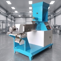 Extrudeuse industrielle pour aliments pour chiens, chats et crevettes, machine de fabrication d'aliments flottants pour poissons-chats et poissons