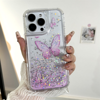 Coque de téléphone portable imprimée époxy papillon brillant 3 couches pour Tecno CAMON 40 PRO 4G SPARK 40 20 PRO 5G