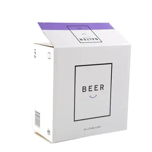 Golden Suppliers Wine Bottle Dozen Box Corrugated Cardboard Carton Six Pack Beer Packaging For Shipping