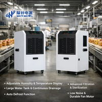 Déshumidificateur industriel à triple filtre WETWELLS MCH-756B, 56L/D, 800W, 220V, nouveau, portable, contrôle de l'humidité