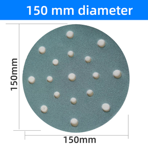 Disques abrasifs, 6 pouces, 17 trous, 236, jaune, 10 pièces, papier de ponçage sec, en <span class=keywords><strong>mastic</strong></span>, livraison gratuite - Product Image 3