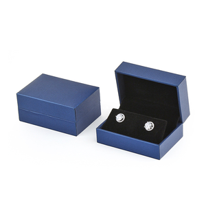 Minimalist High-end Earring Jewelry <b>Box</b> vellum paper with insert personalized logo custom lightweight durable factory wholes - Product Image 5