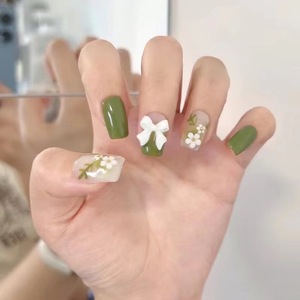 Nuevo Producto Lanzado, <span class=keywords><strong>Uñas</strong></span> Postizas Hechas a Mano con Cristales de Mariposa Morada, <span class=keywords><strong>Polvo</strong></span> Brillante en Tono Púrpura, Efecto Ojo de Gato - Product Image 3