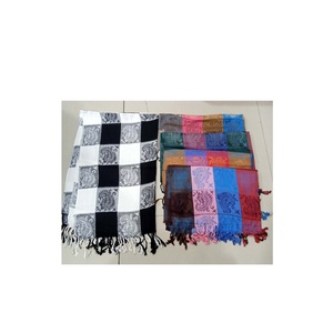 ผ้าคลุมไหล่วิสคอส100% ยาวสำหรับผู้หญิงหรูหรา - Product Image 1