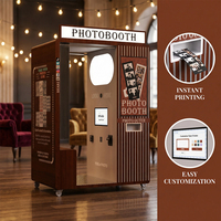 Oferta Especial: Cabina de Fotos Comercial Todo en Uno Desmontable con Impresora, Software y Control Remoto de Alta Tecnología