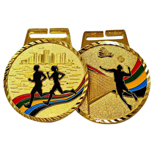 Tùy Chỉnh Thăng Hoa Thể Thao Thành Đạt Giải Thưởng Lớn Chạy Thiết Kế Huy Chương Với Cổ Giả Phong Cách Hiện Đại-Thể Thao Cổ Huy Chương - Product Image 1