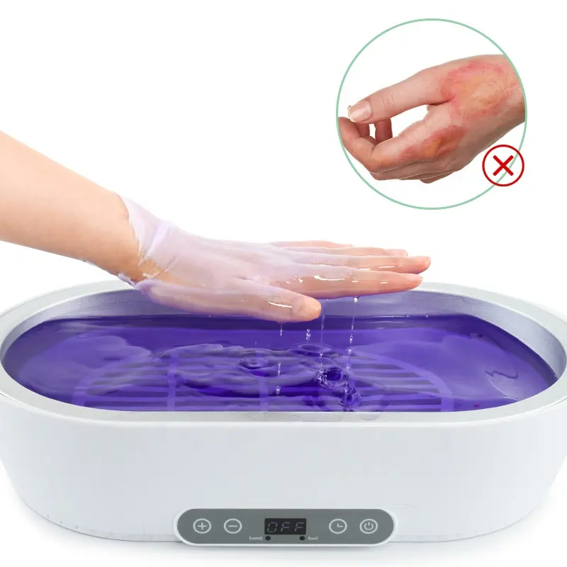 16 anni di fabbrica OEM ODM Spa lavanda mani secche nutriente cera di paraffina morbida per il trattamento delle mani