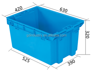 İstiflenebilir, İç İçe Geçen Plastik Taşıma Kutusu HDPE PP - Product Image 3