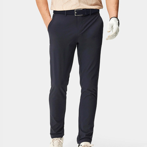 Fabricante de ropa al aire libre, ropa de golf personalizada, pantalones de chándal elásticos, pantalones ajustados de secado rápido para hombres con 5 bolsillos - Product Image 3